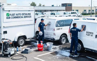 Mobile detailing operations